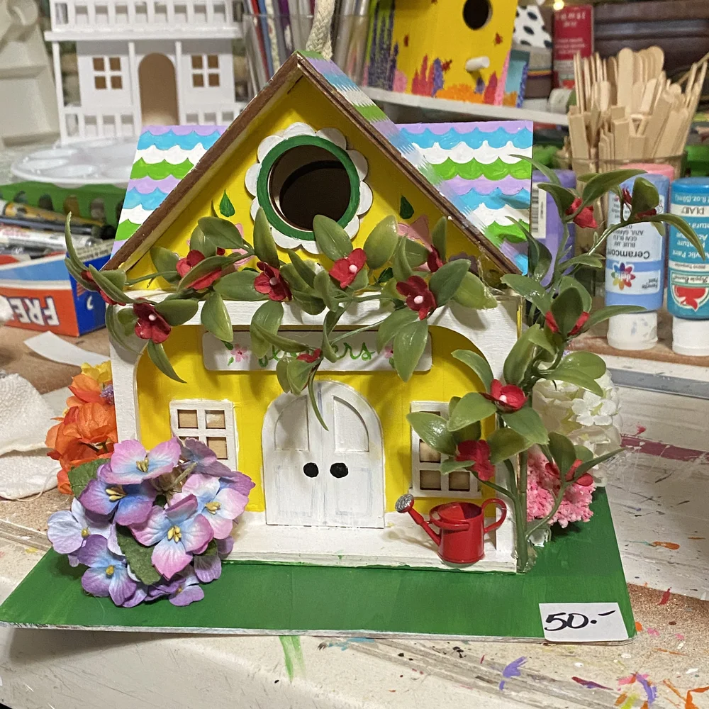 Colorful Decorative Birdhouse